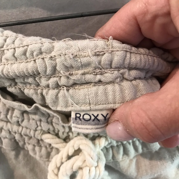 Roxy Tan Joggers Comfortable Sweatpants - Picture 4 of 5